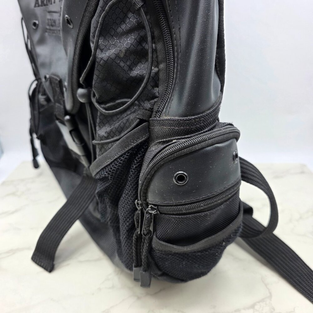 North Carolina Army National Guard Black Tactical Backpack Daypack Laptop Bag US - Picture 6 of 15